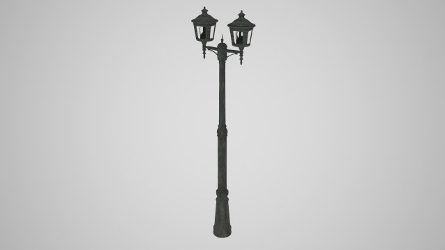 3DS MAX 2015 STREET LAMP 3D Model
