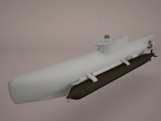U-Boat Seehund 3D Model