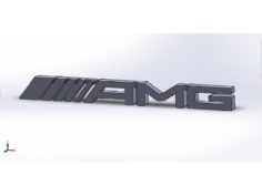 AMG Logo 3D Print Model