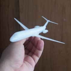 MD80 Aircraft Scale Model 3D Print Model