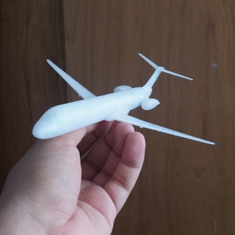 MD80 Aircraft Scale Model 3D Print Model