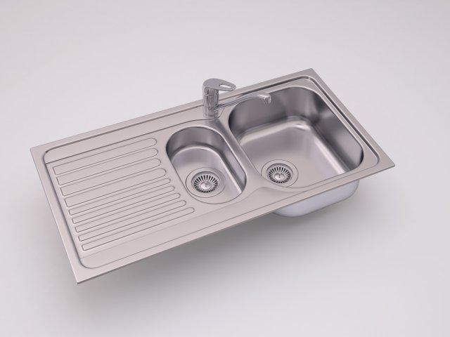 Kitchen sink Blanco TIPO 6S Basi 3D Model