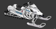 Snowmobile 2 3D Model