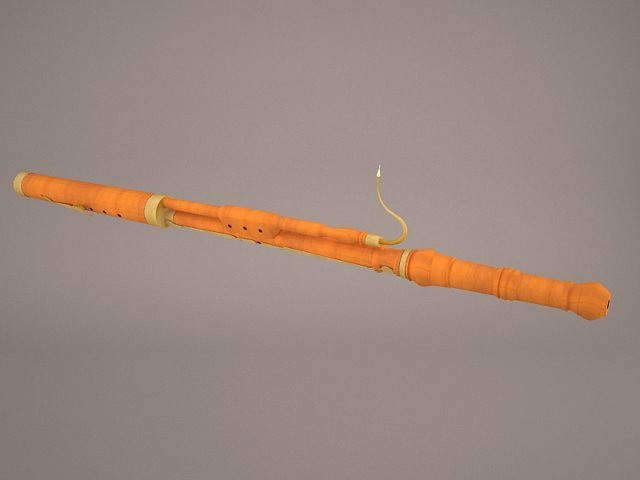 Bassoon 3D Model