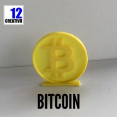Bitcoin Stand 3D Print Model
