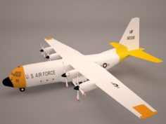 Hercules C130 USA 3D Model