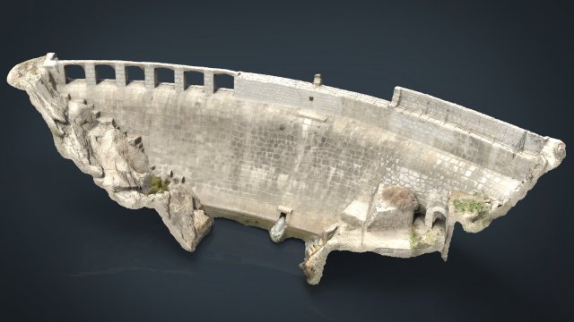 WATER DAM 3D Model