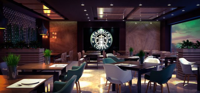 STARBUCKS COFFEE 3D Model