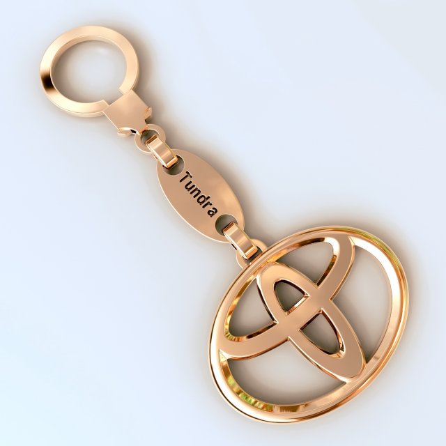 Toyota Keychain 3D Model