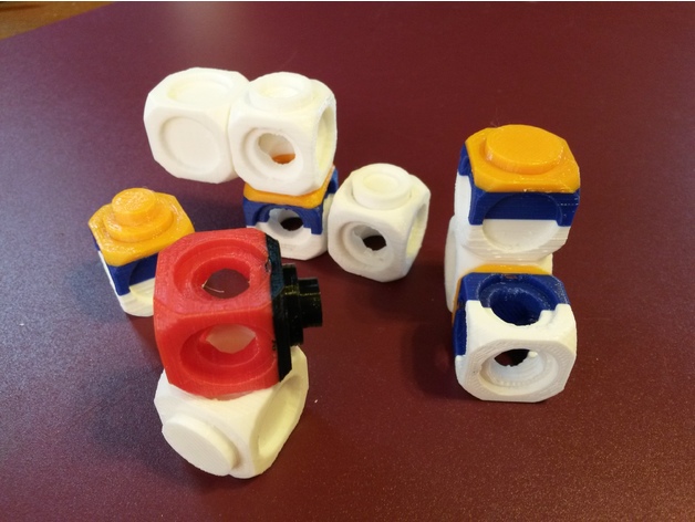 fun Snap Cubes 3D Print Model