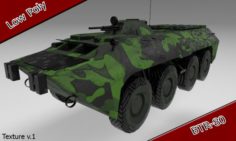 BTR-80 Free 3D Model