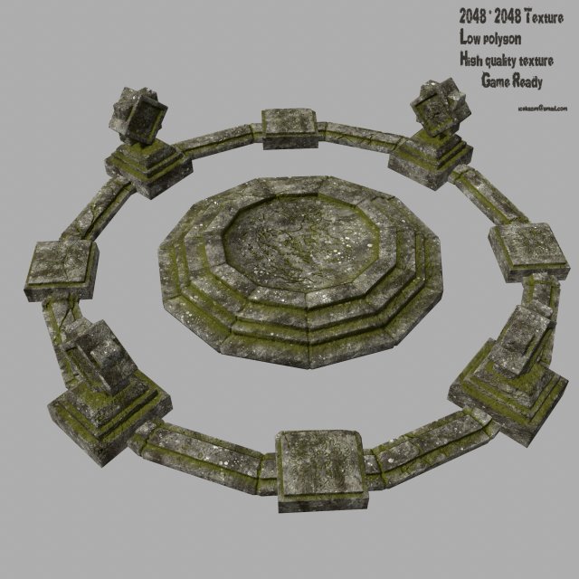 Temple 3D Model