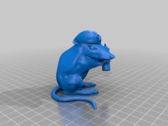 Banksy Che Rat 3D Print Model