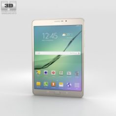 Samsung Galaxy Tab S2 80-inch LTE Gold 3D Model