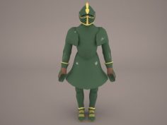Medieval Knight Armor 3D Model