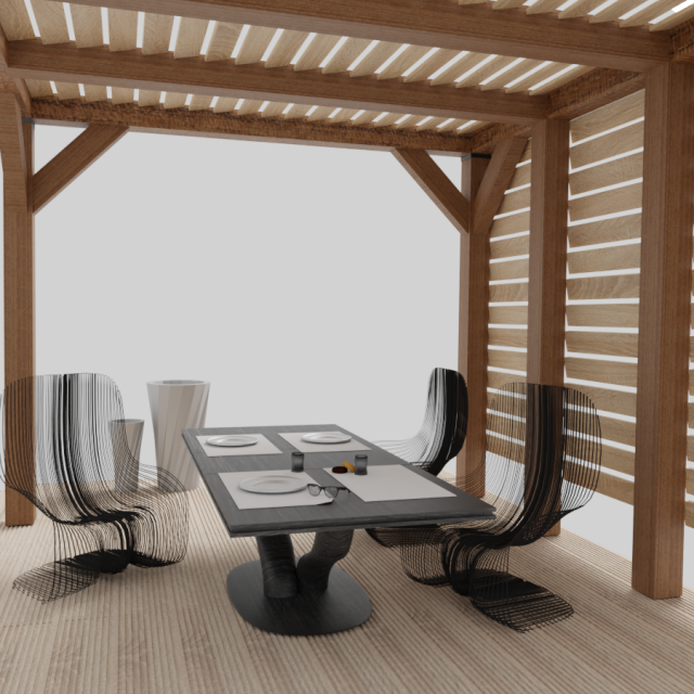 Pergola 3D Model