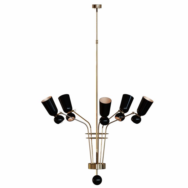 Contemporary chandelier 3D Model