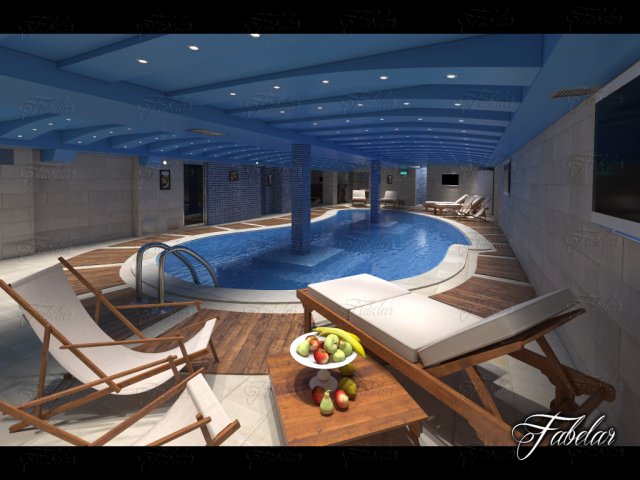 Swimming pool 05 3D Model