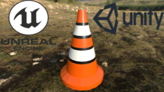Traffic cone Free 3D Model