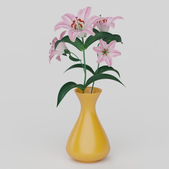 Vray Ready Flower Pot 3D Model