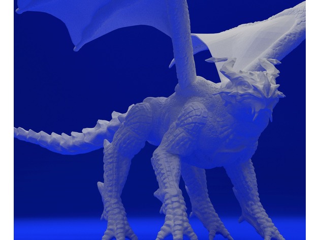 Dragon  3D Print Model