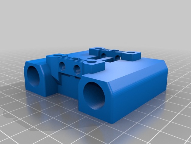 Hypercube Evolution X Carriage for 10mm igus Bushings 3D Print Model