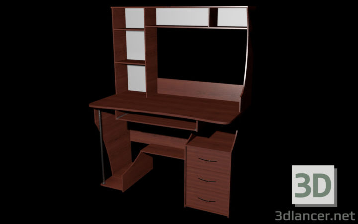 3D-Model 
computer desk