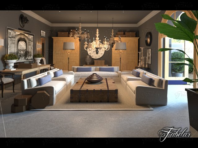 Living room 71 3D Model