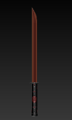 Katana red 3D Model