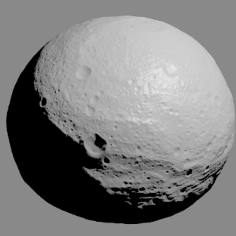 Asteroid Vesta 3D Print Model
