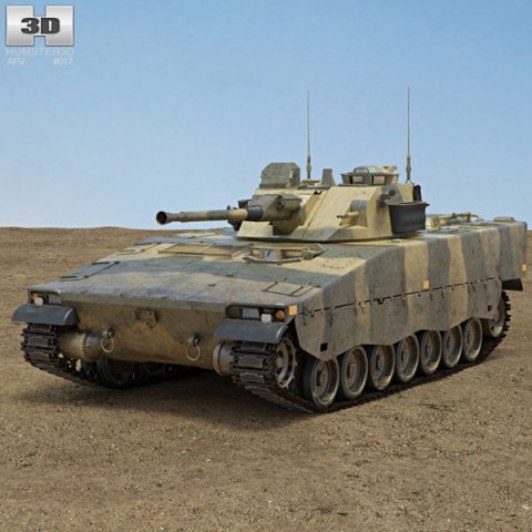 Combat Vehicle 90 3D Model