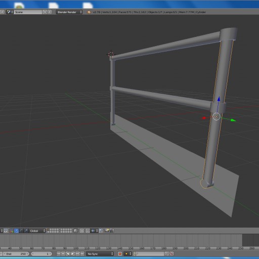 Handrail						 Free 3D Model
