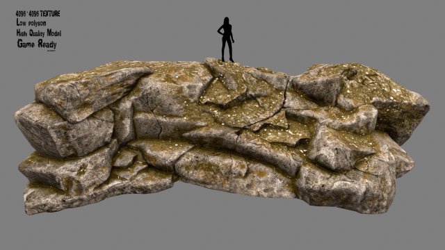 Rock 01 3D Model