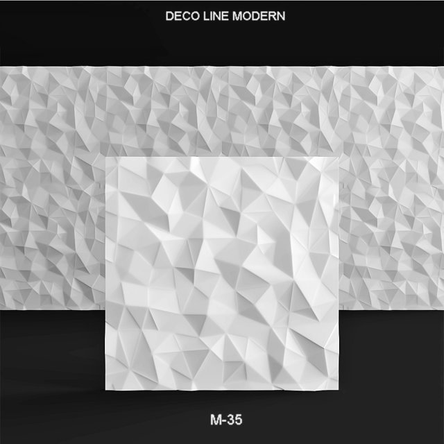 3D panel DECO LINE MODERN 3D Model
