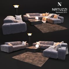 Sofa NATUZZI Surround 2571 3D Model