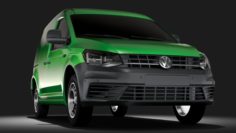 Volkswagen Caddy Panel Van L1 2017 3D Model
