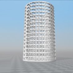 PERSONALIZABLE PENCIL CARD AL3DCONCEPT 3D Print Model