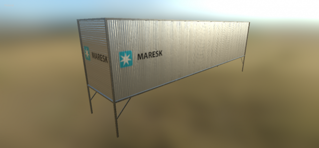 Shipping Container Free 3D Model
