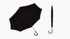 Elegant umbrella 3D Model