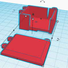 Steering servo housing Rc 1/18 3D Print Model
