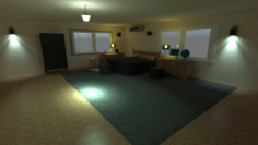 DORMITORIO DE ESTUDIOS 3D Model