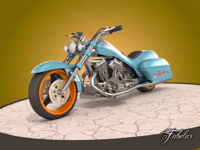 Motorcycle 01 3D Model