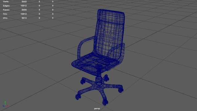 Office chairs 3D Model