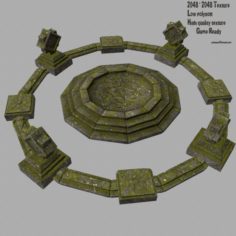 Old temple 3D Model