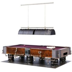 Steampunk billiards 3D Model