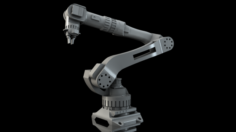 Industrial robot arm 3D Model