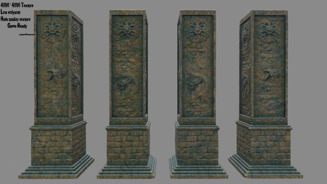 Pillar 2 3D Model