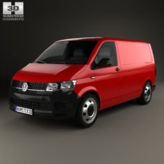 Volkswagen Transporter T6 Panel Van 2016 3D Model