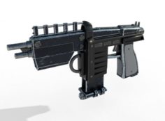 Blaster Gun 3D Model