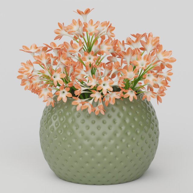 Vray Ready Flower Pot 3D Model